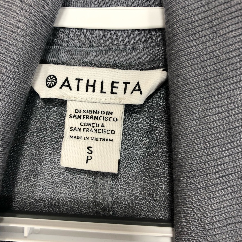 Athleta Women's Pranayama Restore Rib Wrap Cardigan Size S Open Front - Picture 2 of 11